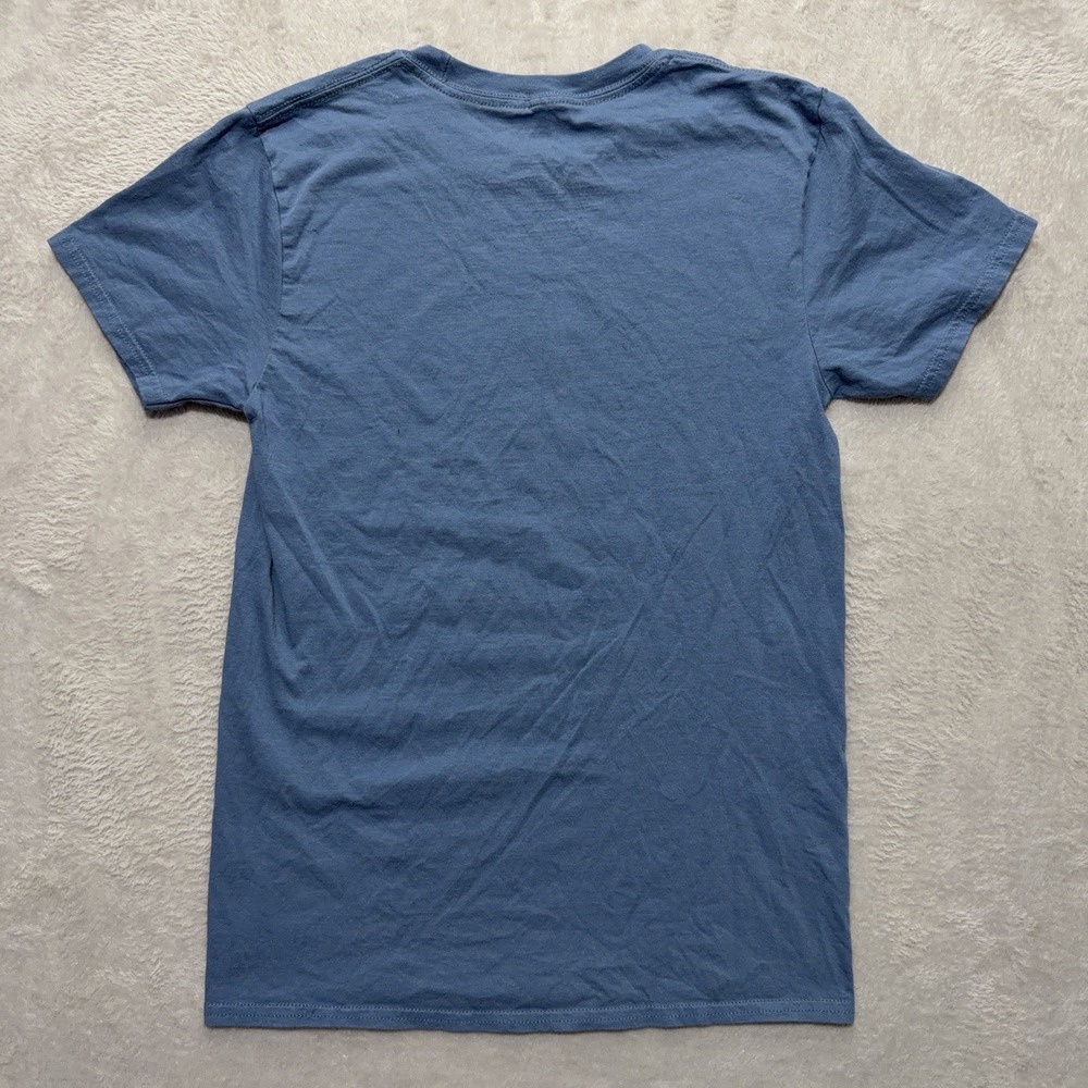 Disney World Parks Shirt Mens Small Blue Cinderella Castle Graphic Magical Tee - Picture 7 of 10